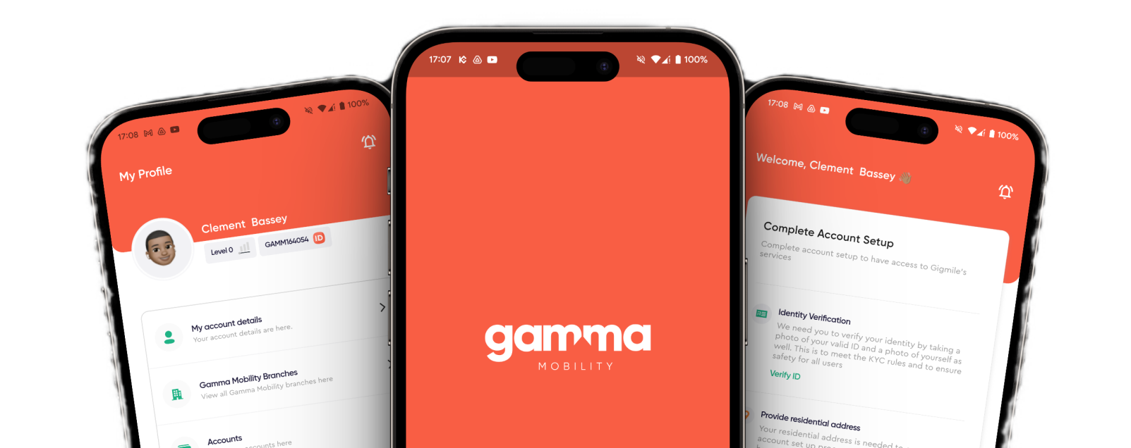 Gigmile mockup